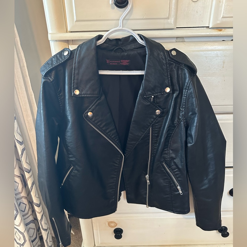 Faux leather Moto jacket